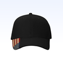 USA FLAG CAP Black